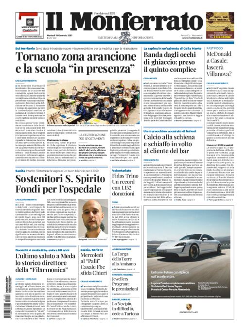 Il Monferrato - Edizione 5 del 19/01/2021